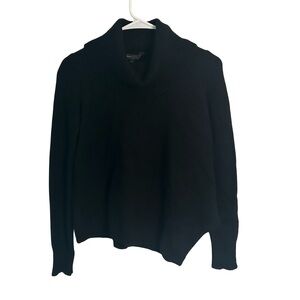 BCBGMaxAzria Classic Black Cowl Neck Sweater